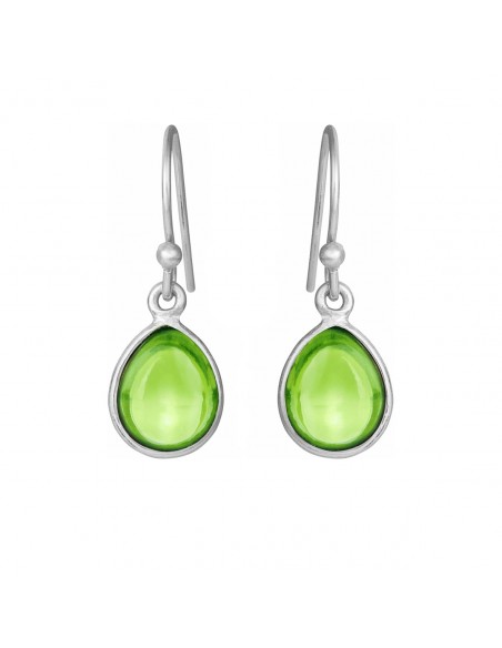 SUSANNE FRIIS BJØRNER - ØREBØJLER MED PERIDOT