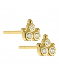 AQUA DULCE - Ørestikker | Summer flower forgyldt