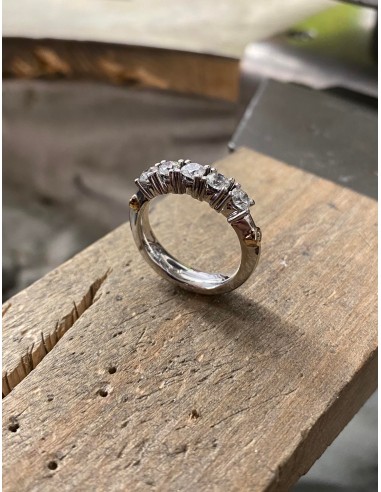 BY MALENE MEDEN | ALLIANCERING RING  14 KT HVIDGULD - SMYKKER FRA EGET VÆRKSTED