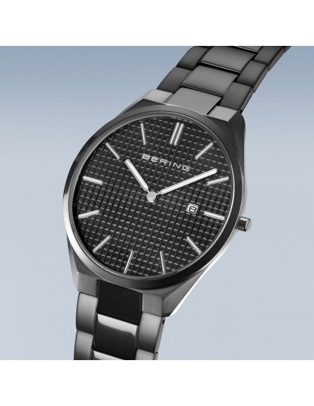 BERING - Ultra Slim | poleret/børstet grå BERING - Ultra Slim | poleret/børstet grå