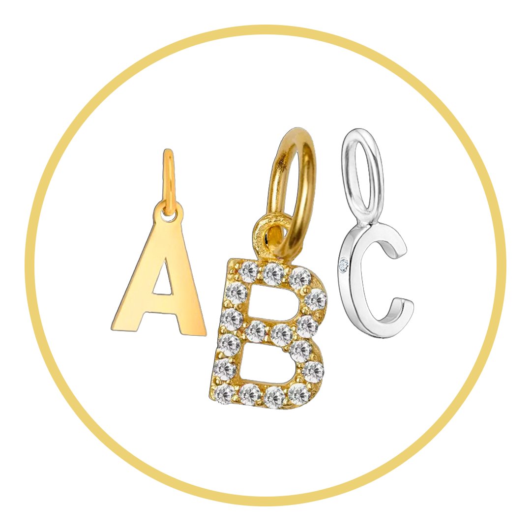 Bogstav & Tal vedhæng